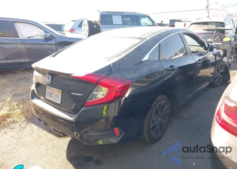 2020 Honda Civic Sport z USA, uszkodzony, nr VIN 2HGFC2F86LH506346